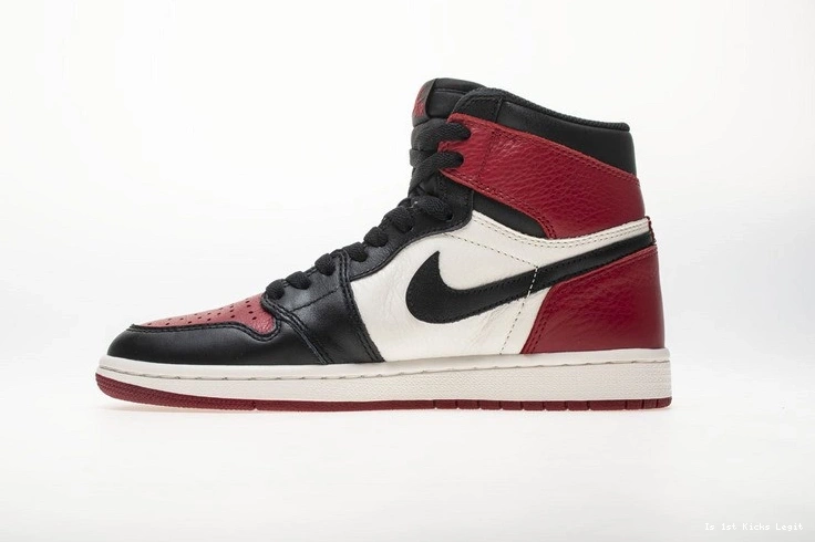 555088-610 Bred Jordan Retro Toe 1 High Air OG 0407